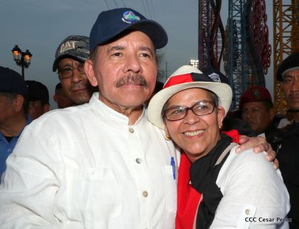 Familias reafirman compromiso por la paz y ratifican apoyo al Gobierno del Presidente Daniel y la Compañera Rosario