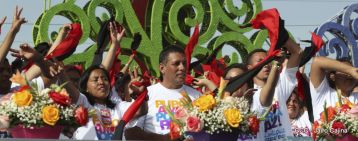 Familias reafirman compromiso por la paz y ratifican apoyo al Gobierno del Presidente Daniel y la Compañera Rosario