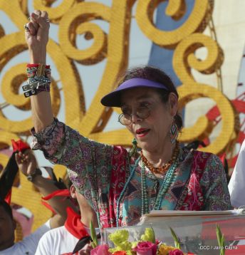 Familias reafirman compromiso por la paz y ratifican apoyo al Gobierno del Presidente Daniel y la Compañera Rosario