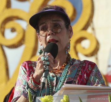 Familias reafirman compromiso por la paz y ratifican apoyo al Gobierno del Presidente Daniel y la Compañera Rosario