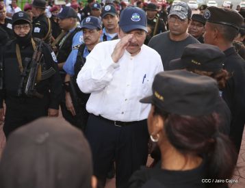 Familias reafirman compromiso por la paz y ratifican apoyo al Gobierno del Presidente Daniel y la Compañera Rosario