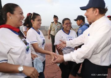 Familias reafirman compromiso por la paz y ratifican apoyo al Gobierno del Presidente Daniel y la Compañera Rosario