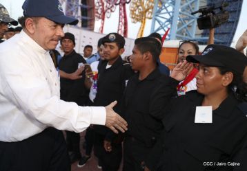 Familias reafirman compromiso por la paz y ratifican apoyo al Gobierno del Presidente Daniel y la Compañera Rosario