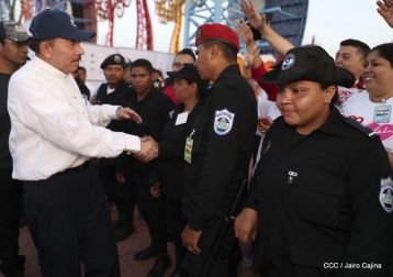 Familias reafirman compromiso por la paz y ratifican apoyo al Gobierno del Presidente Daniel y la Compañera Rosario