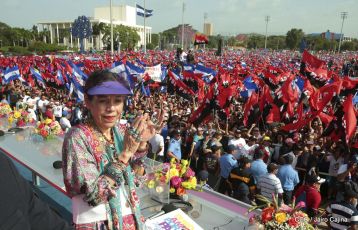 Familias reafirman compromiso por la paz y ratifican apoyo al Gobierno del Presidente Daniel y la Compañera Rosario