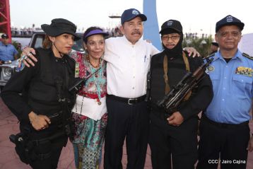 Familias reafirman compromiso por la paz y ratifican apoyo al Gobierno del Presidente Daniel y la Compañera Rosario