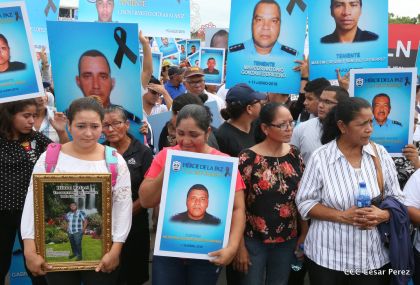 Familias nicaragüenses exigen justicia para las víctimas del terrorismo golpista