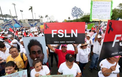 Familias nicaragüenses exigen justicia para las víctimas del terrorismo golpista