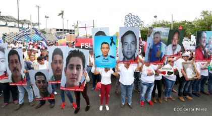 Familias nicaragüenses exigen justicia para las víctimas del terrorismo golpista