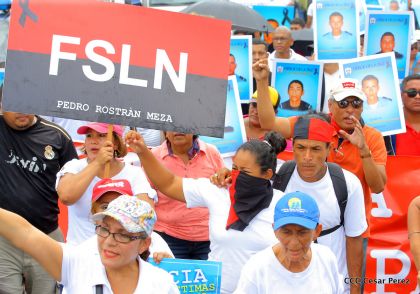 Familias nicaragüenses exigen justicia para las víctimas del terrorismo golpista