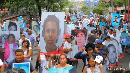 Familias nicaragüenses exigen justicia para las víctimas del terrorismo golpista