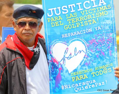 Familias nicaragüenses exigen justicia para las víctimas del terrorismo golpista