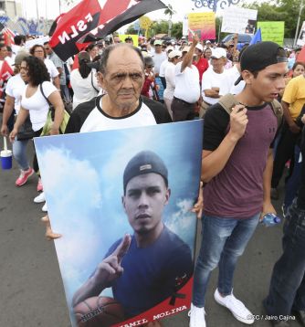 Familias nicaragüenses exigen justicia para las víctimas del terrorismo golpista