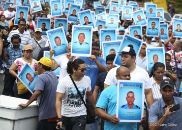 Familias nicaragüenses exigen justicia para las víctimas del terrorismo golpista