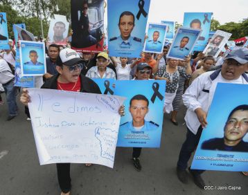 Familias nicaragüenses exigen justicia para las víctimas del terrorismo golpista