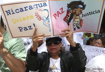 Familias nicaragüenses exigen justicia para las víctimas del terrorismo golpista