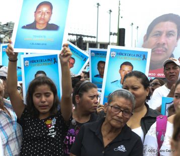 Familias nicaragüenses exigen justicia para las víctimas del terrorismo golpista