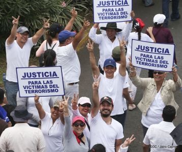 Familias nicaragüenses exigen justicia para las víctimas del terrorismo golpista