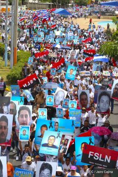 Familias nicaragüenses exigen justicia para las víctimas del terrorismo golpista