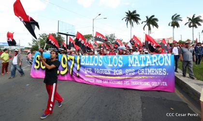 Nicaragua entera grita: ¡Son 198, Ellos los mataron! ¡Que paguen por sus crímenes!