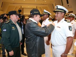 Conmemoración del 38 aniversario de la Fuerza Naval del Ejército de Nicaragua