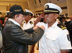 Conmemoración del 38 aniversario de la Fuerza Naval del Ejército de Nicaragua