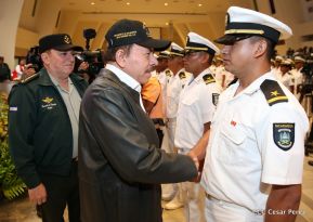 Conmemoración del 38 aniversario de la Fuerza Naval del Ejército de Nicaragua