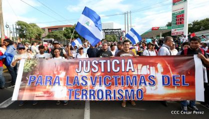 Nicaragüenses reclaman paz y justicia en las calles 