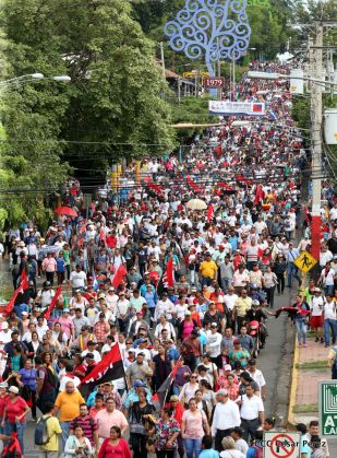 Nicaragüenses reclaman paz y justicia en las calles 