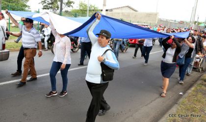 Nicaragüenses reclaman paz y justicia en las calles 
