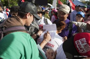 Mar de pueblo reclama justicia y reparación para las víctimas y castigo para los terroristas golpistas