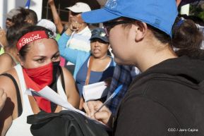 Mar de pueblo reclama justicia y reparación para las víctimas y castigo para los terroristas golpistas