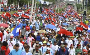 Mar de pueblo reclama justicia y reparación para las víctimas y castigo para los terroristas golpistas