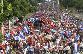 Mar de pueblo reclama justicia y reparación para las víctimas y castigo para los terroristas golpistas