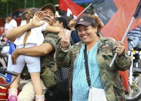 Mar de pueblo reclama justicia y reparación para las víctimas y castigo para los terroristas golpistas