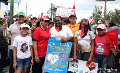 Mar de pueblo reclama justicia y reparación para las víctimas y castigo para los terroristas golpistas