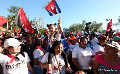 Mar de pueblo reclama justicia y reparación para las víctimas y castigo para los terroristas golpistas