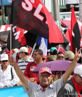 Miles piden Justicia para las víctimas del terrorismo golpista y conmemoran el 38 Aniversario de la Alfabetización