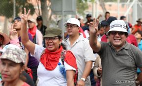 Miles piden Justicia para las víctimas del terrorismo golpista y conmemoran el 38 Aniversario de la Alfabetización