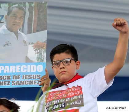 Justicia para víctimas del terrorismo, claman miles de nicaragüenses en Aniversario de Pancasán