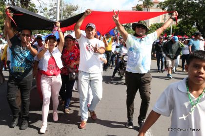 Justicia para víctimas del terrorismo, claman miles de nicaragüenses en Aniversario de Pancasán