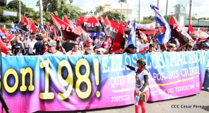 Justicia para víctimas del terrorismo, claman miles de nicaragüenses en Aniversario de Pancasán