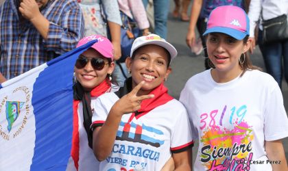 Justicia para víctimas del terrorismo, claman miles de nicaragüenses en Aniversario de Pancasán