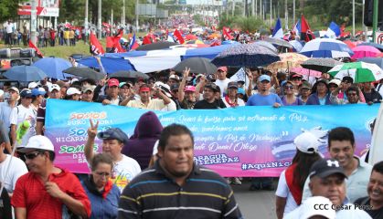 Justicia para víctimas del terrorismo, claman miles de nicaragüenses en Aniversario de Pancasán