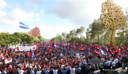 Justicia para víctimas del terrorismo, claman miles de nicaragüenses en Aniversario de Pancasán