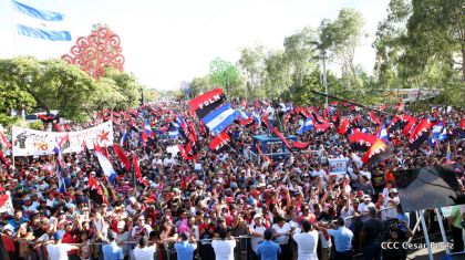 Justicia para víctimas del terrorismo, claman miles de nicaragüenses en Aniversario de Pancasán