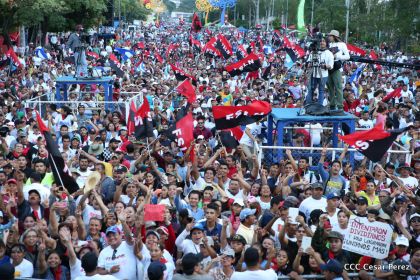 Justicia para víctimas del terrorismo, claman miles de nicaragüenses en Aniversario de Pancasán