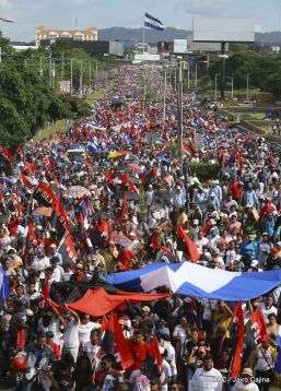 Justicia para víctimas del terrorismo, claman miles de nicaragüenses en Aniversario de Pancasán