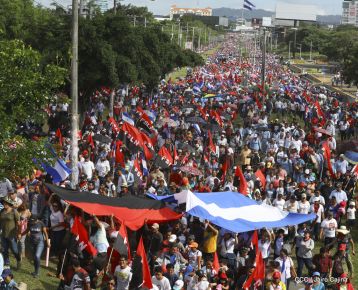 Justicia para víctimas del terrorismo, claman miles de nicaragüenses en Aniversario de Pancasán