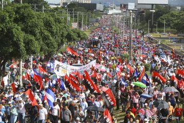 Justicia para víctimas del terrorismo, claman miles de nicaragüenses en Aniversario de Pancasán